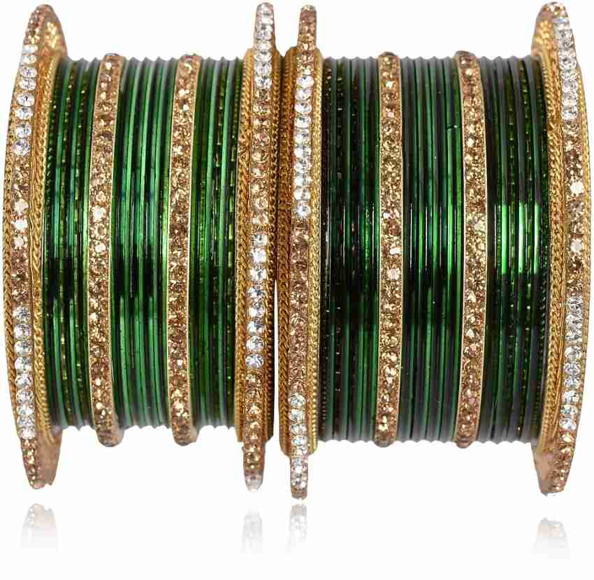 Buy Anjali Bengals Pink Lac Bangle Set for Women at