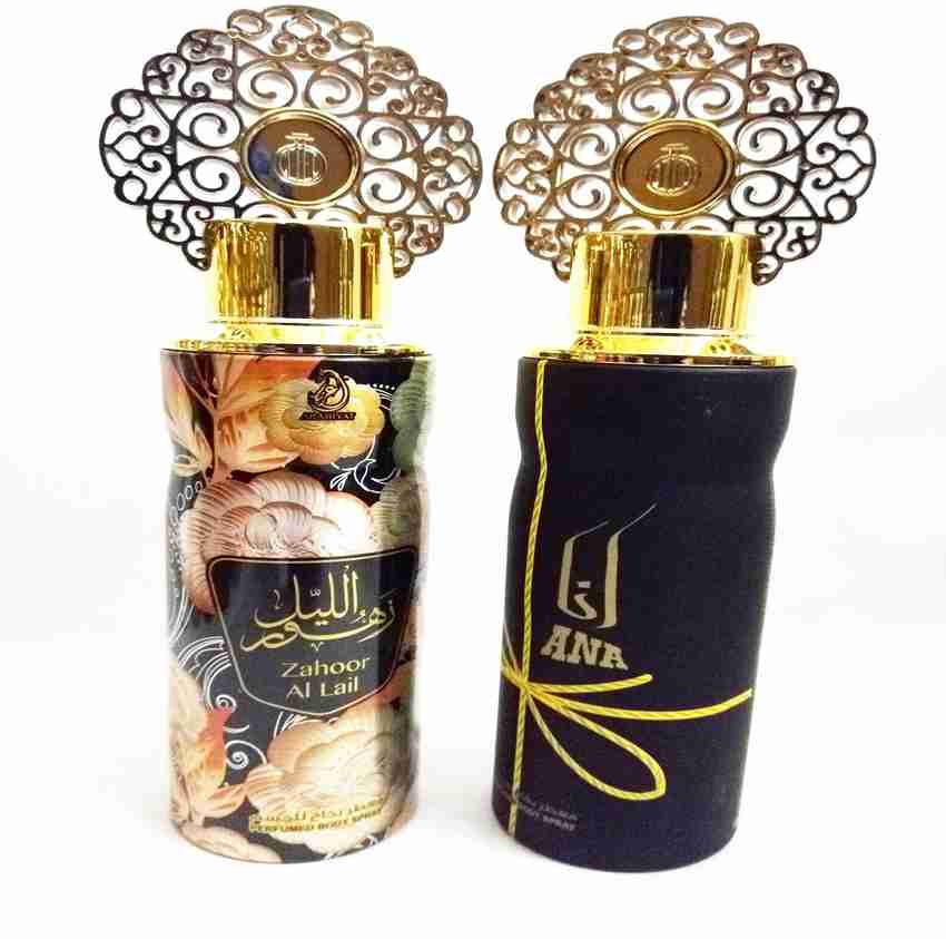 ARABIYAT ZAHOOR AL LAIL AND ANA Perfume Body Spray For Men