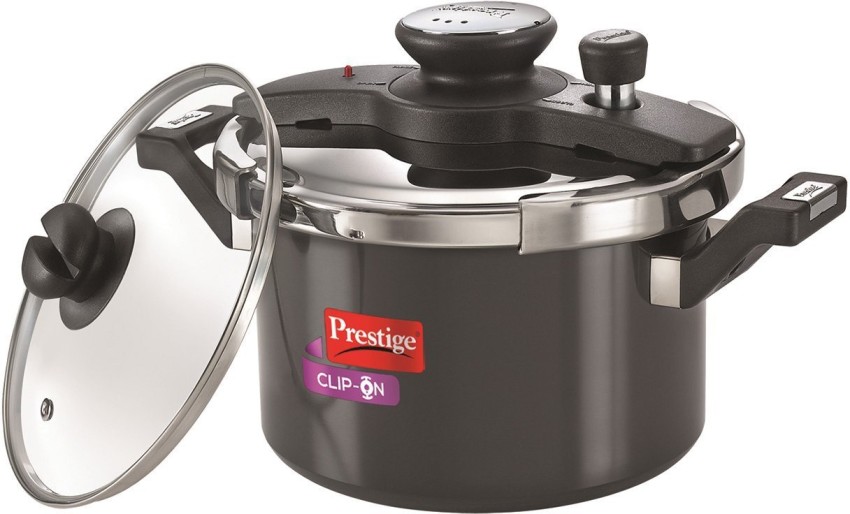 Prestige Clip On HA Aluminium 5 L Pressure Cooker Price in India