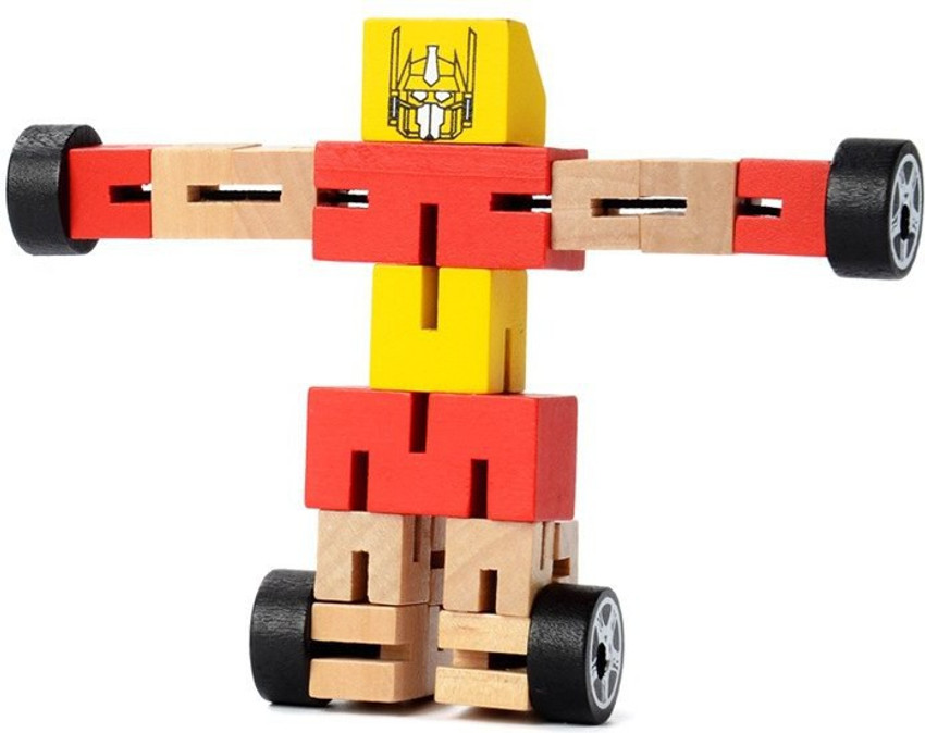 Wooden hot sale robot puzzle