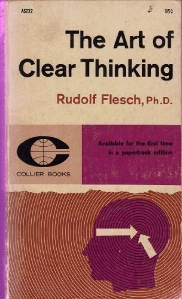 Clear method. The art of thinking clearly.