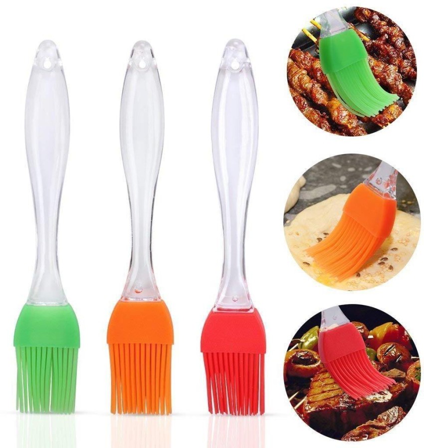 KitchenFest® 1 pcs Kitchen Silicon Flat Pastry Brush Multi Purpose