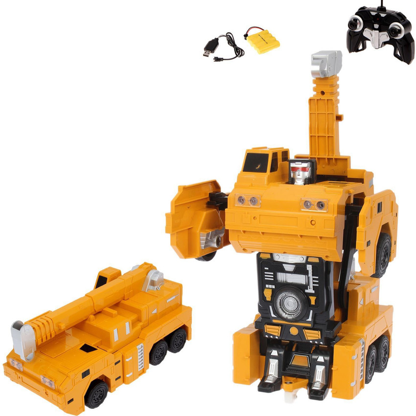 Kiditos Transformers Remote Control Crane Truck One Button