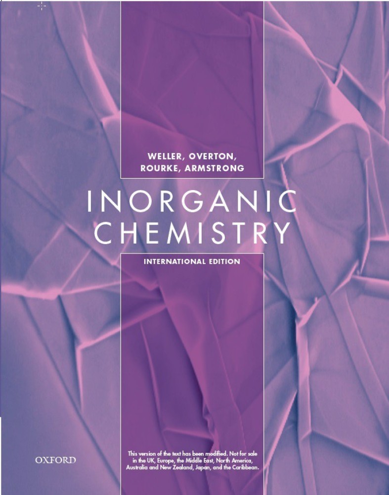 Foundations Of Inorganic Chemistry University Science Books, 53% OFF