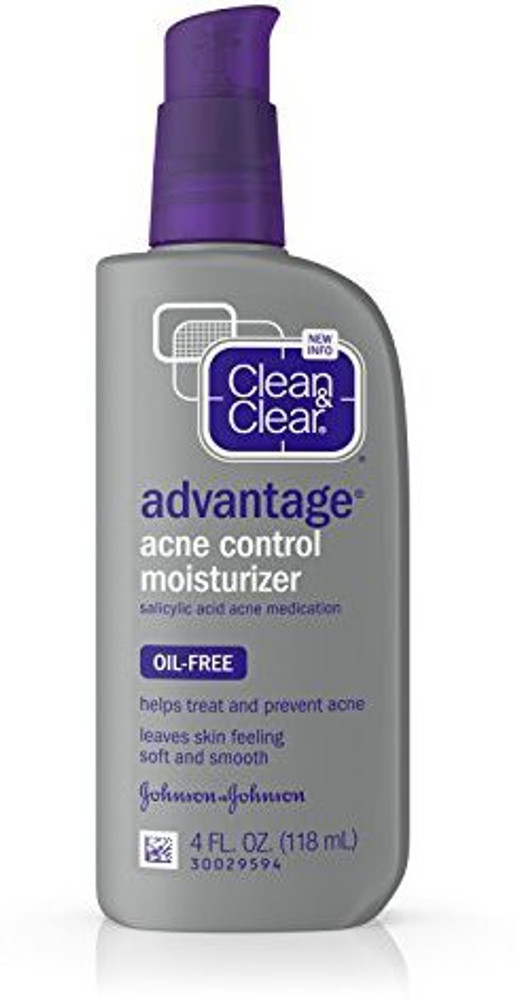 Clean Clear Advantage Acne Control Facial Moisturizer 4 Fl. Oz