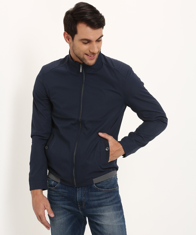 Arrow sport full sleeve solid clearance men's jacket