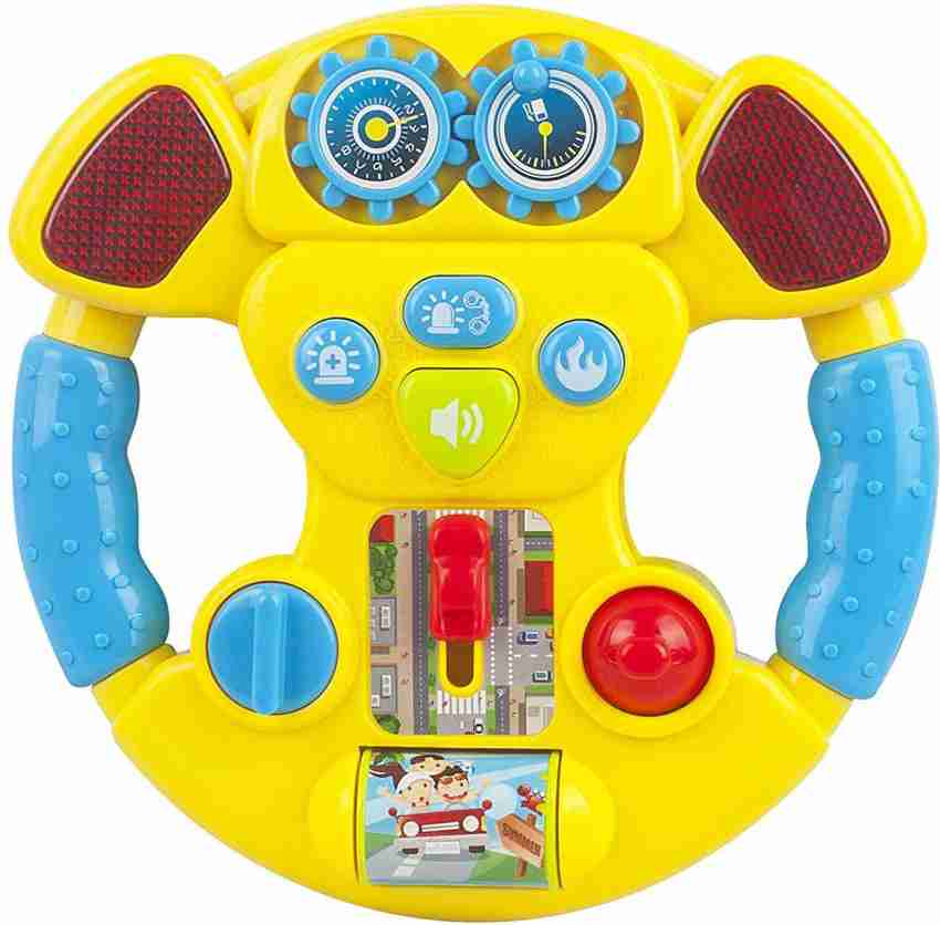 Munchkin Land Toddler Car Steering Wheel with Light and Music Baby Toys Multi Color Toddler Car Steering Wheel with Light and Music Baby Toys Multi Color Buy Toddler Car Steering