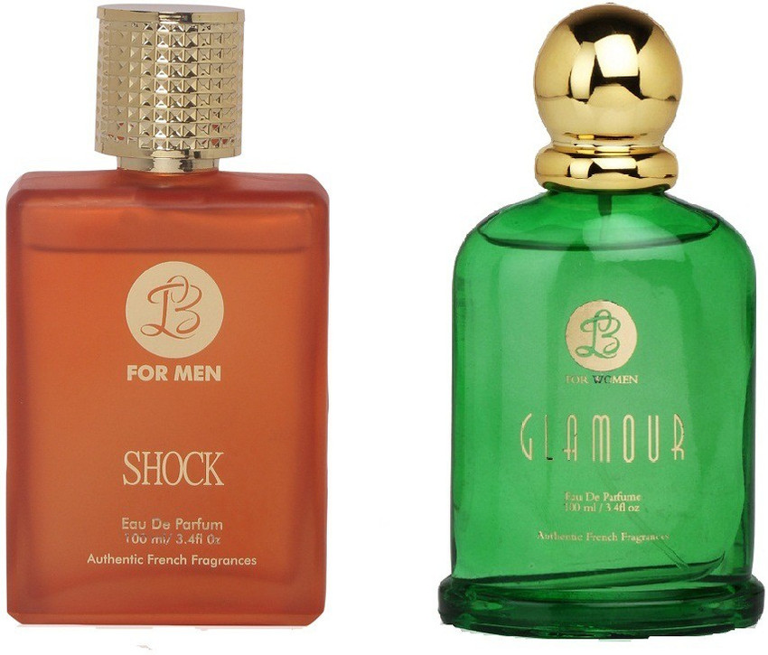 Buy Lyla Blanc Mens SHOCK Womens GLAMOUR Set of 2 Perfume for