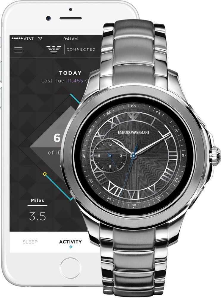 Emporio armani on sale alberto smartwatch