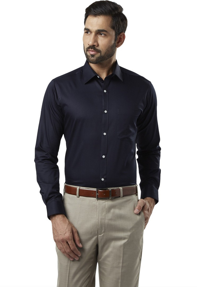 raymond navy blue shirt