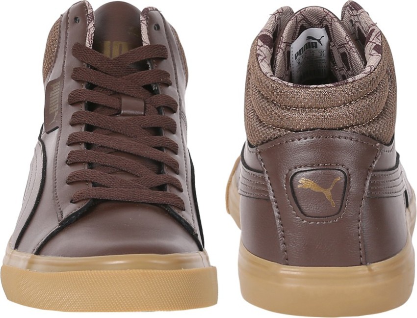 Mens brown sales puma shoes