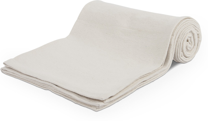 MeFree Organic Eco Friendly Cotton Yoga Blanket White 57.15 mm