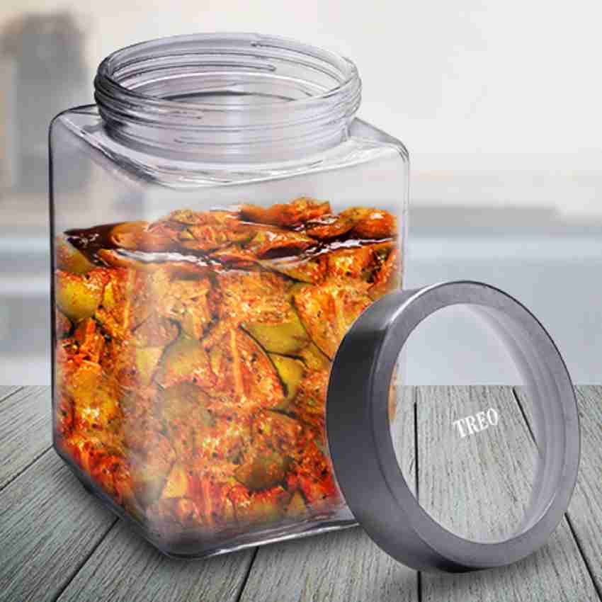 TREO Glass Grocery Container - 1000 ml Price in India - Buy TREO