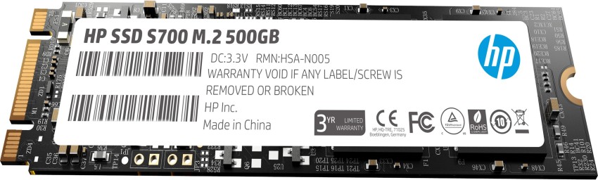 Ssd hp hot sale s700 500gb