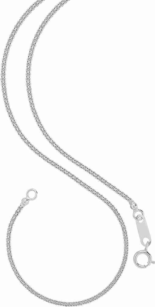 ORRA PCH17714 16Inch Curb Chain Platinum Precious Chain Price in