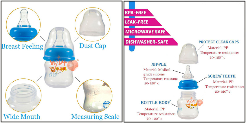 All types hot sale of baby bottles
