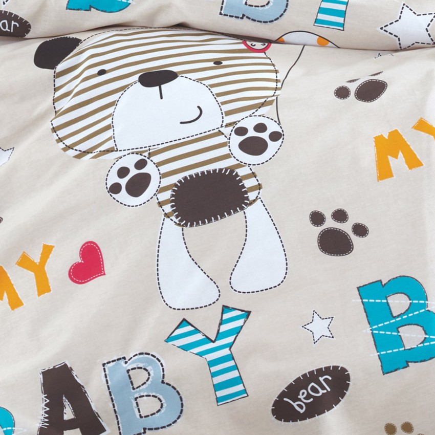  Fabric Sheets - Printed Bear 100% Cotton Quilting