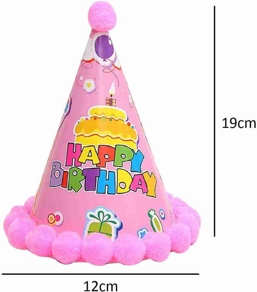 SYGA Cute Happy Birthday Cap for Children Kids for Birthday Party Pink Price in India Buy SYGA Cute Happy Birthday Cap for Children Kids for Birthday Party Pink online