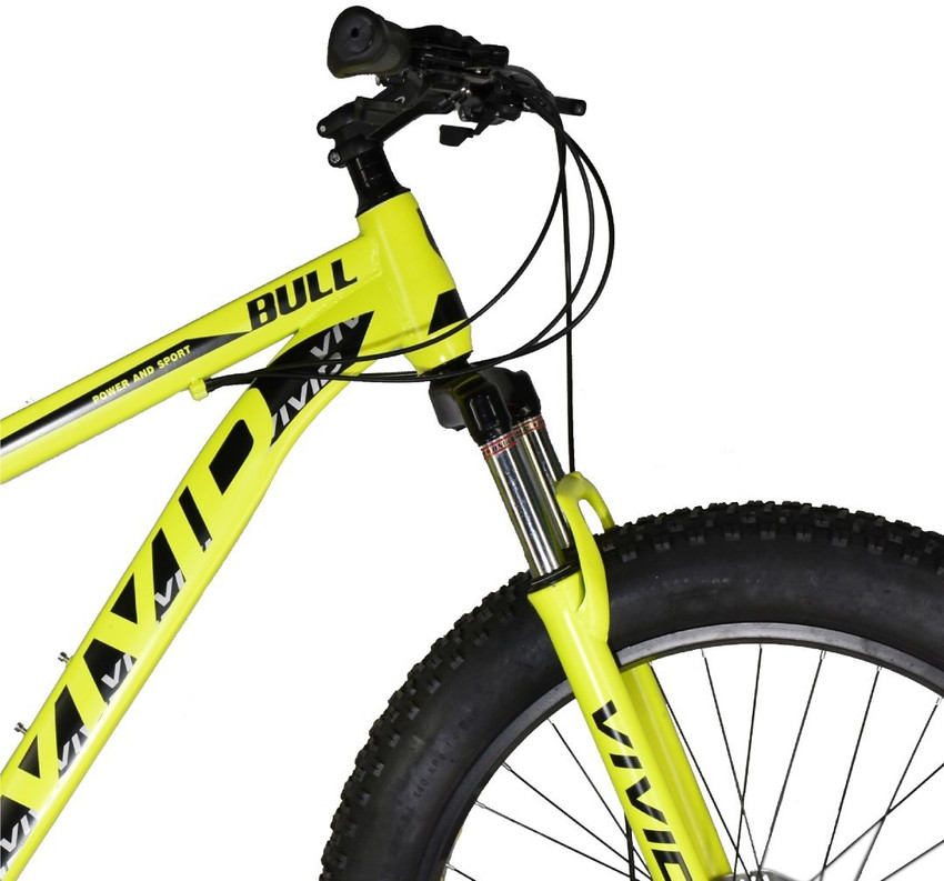 VIVID Bull Front Suspension Dual Disc Brake Fat Bike For Adults