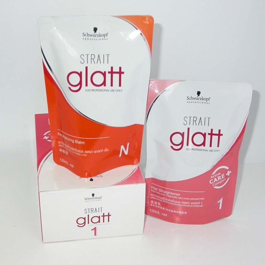 Glatt Schwarzkopf Hair Straightening Cream with Dai Burs pack of 3