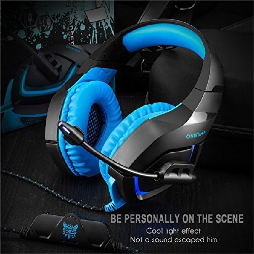 Onikuma K1 Stereo LED Wired Gaming Headset Price in India Buy