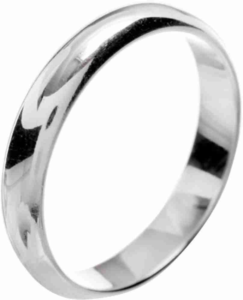 Sitare Plain 925 Heavy Size 17 Sterling Silver Ring Price in India