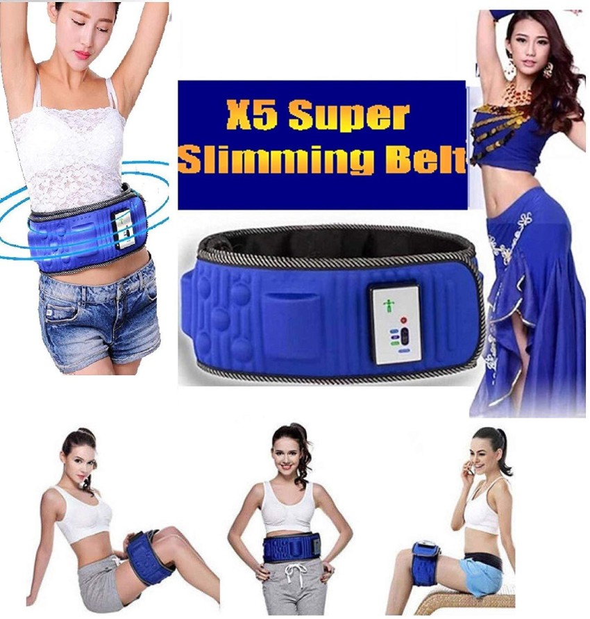 Monument X5 Massager Slimming Belt for Women Men Fat Loss Shaper Waist  Trimmer Belly Stomach Leg Unisex Body and Magnetic Vibrating Weight Massage  Machine Fitness 5 Motor Electric Exercise Vibrating Magnetic Slimming