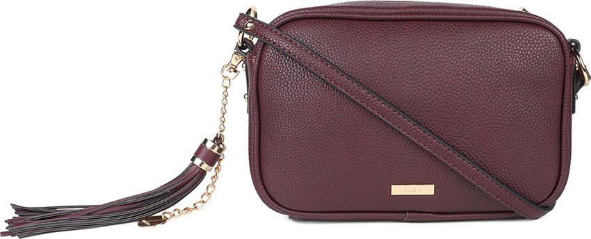 Burgundy aldo online bag