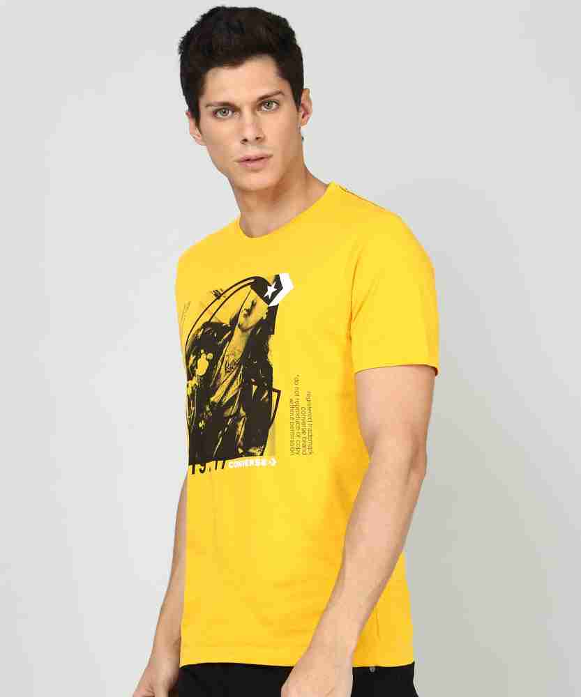 Converse cheap yellow shirt