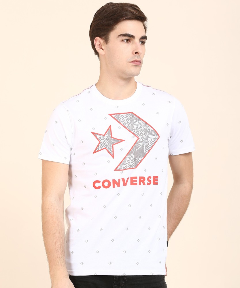 Converse Printed Men Round Neck White T Shirt Buy Converse Printed Men Round Neck White T Shirt Online at Best Prices in India Flipkart