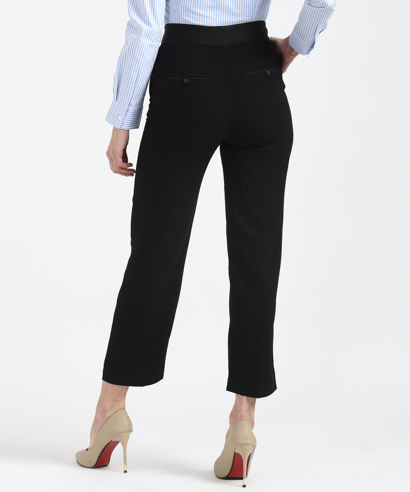 MARKS SPENCER Regular Fit Women Black Trousers Buy MARKS SPENCER Regular Fit Women Black Trousers Online at Best Prices in India Flipkart