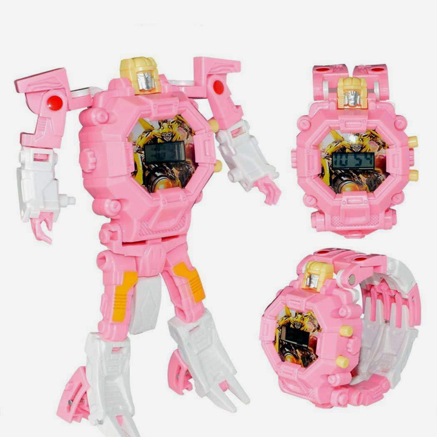 Munchkin Land Transformers Robot Toy Convert to Digital Watch for
