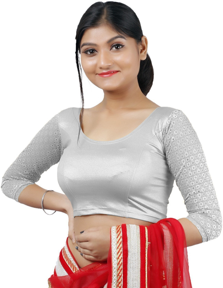 flipkart silver blouse