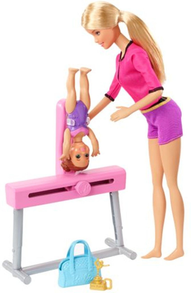 Barbie sales gym set