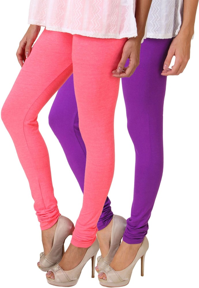 JK Style Women's Cotton Lycra Leggings Combo-Pack of 2 Free Size Churidar  Legging (Multicolor, Solid) Western Wear Legging Price in India - Buy JK  Style Women's Cotton Lycra Leggings Combo-Pack of 2