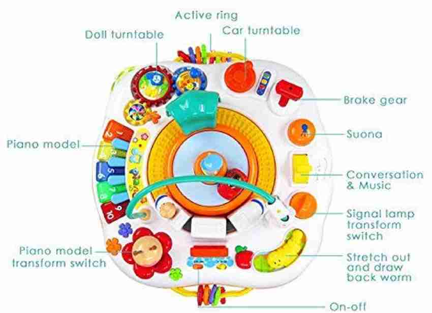 Musical railway learning table sales