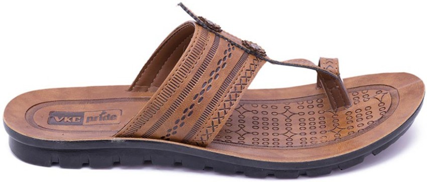 VKC pride Men Tan Sandals Buy VKC pride Men Tan Sandals Online