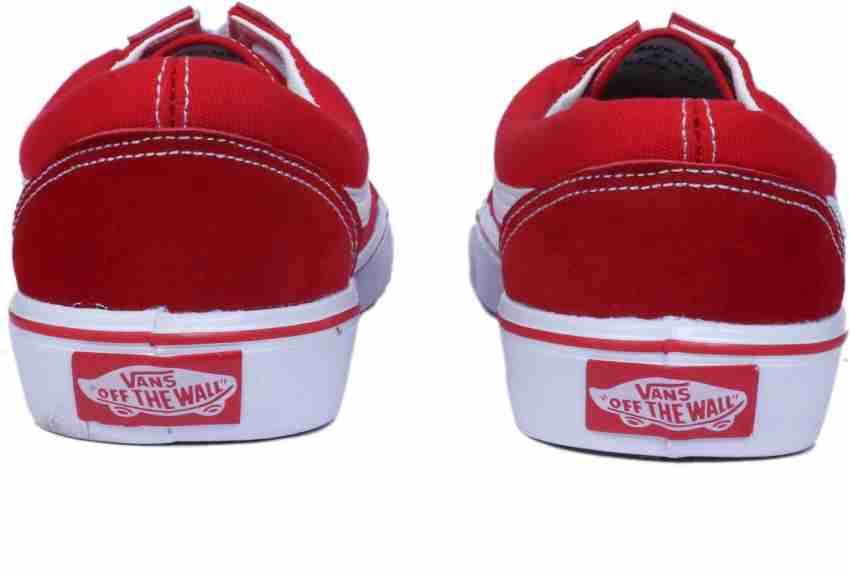 Vans shoes red on sale colour