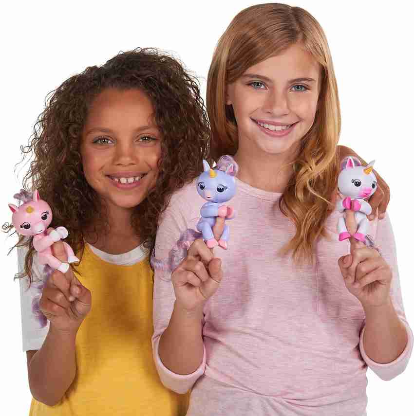 Unicorn fingerling sales stuffed animal