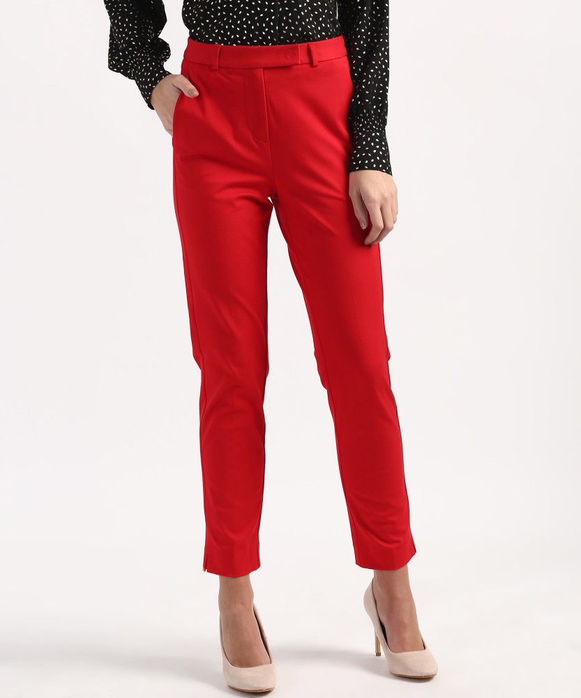 Top 164+ red trousers womens india - netgroup.edu.vn