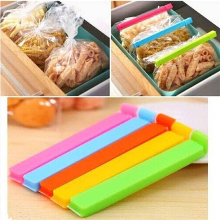 12pcs Snack Bag Clips For Sealing & Keeping Food Fresh, Portable