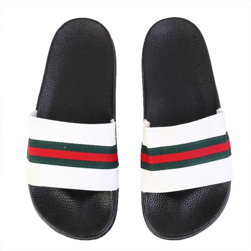 Mens white gucci slides new arrivals