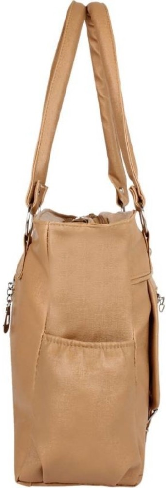 Laidan Fashion Chain Bag Simple Women's Shoulder Bag Handbag,Beige, Size: Small