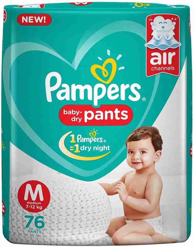 Buy Pampers All round Protection Pants, Medium size baby diapers