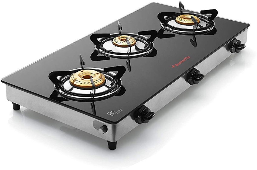 Stainless steel gas stove deals 3 burner flipkart