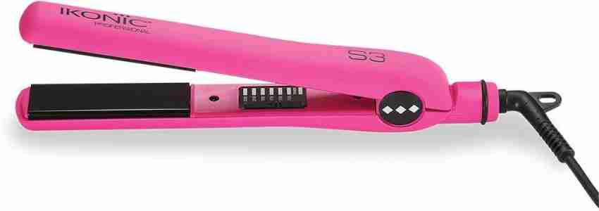 Ikonic s3 shop hair straightener pink