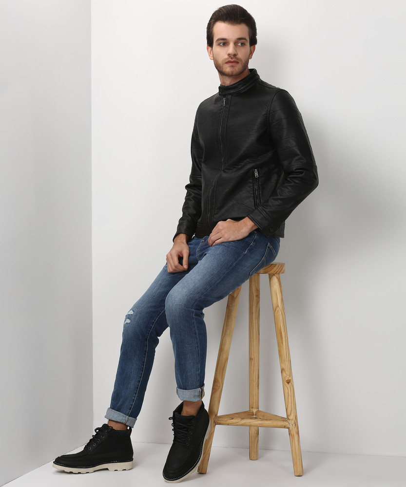 Aeropostale leather sale jacket