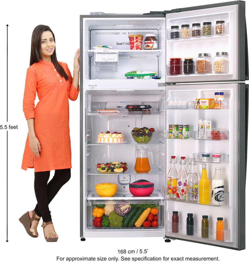 Lg fridge double new arrivals door 471 ltr