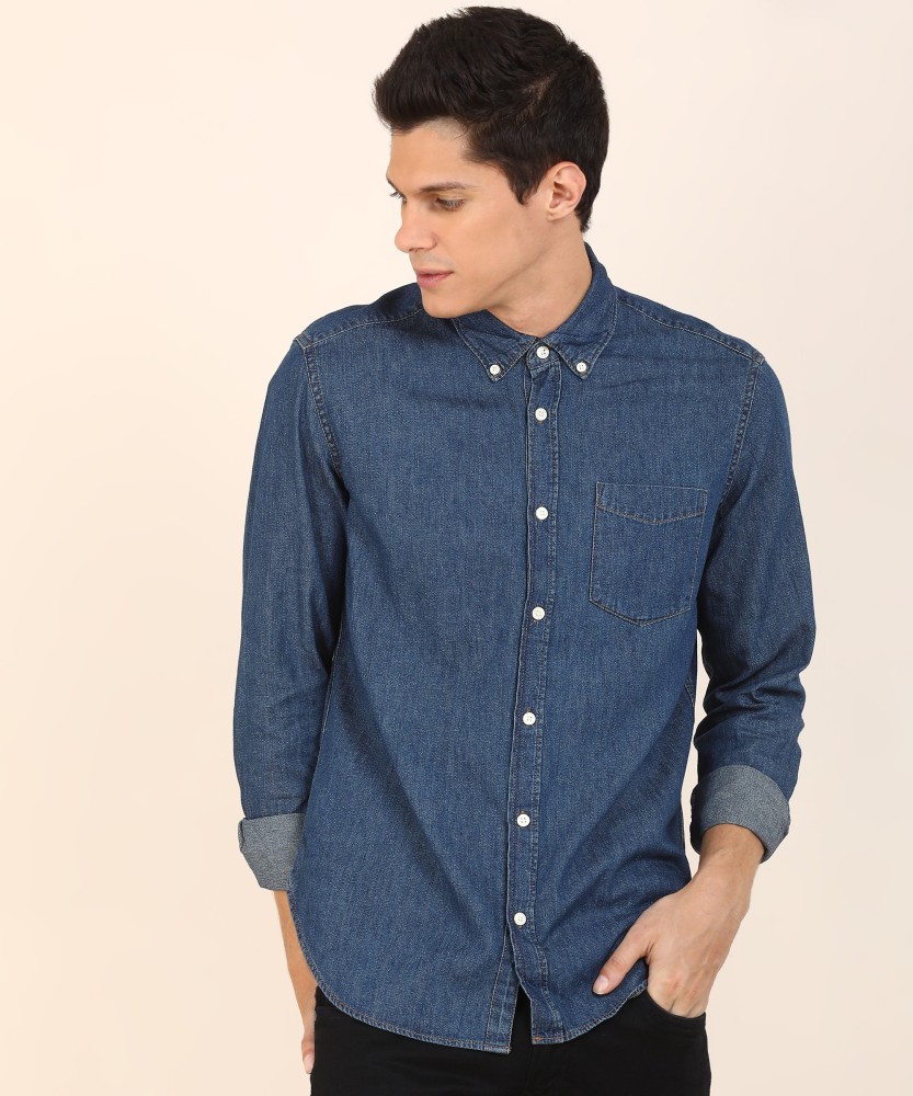 Gap men's best sale button up shirts