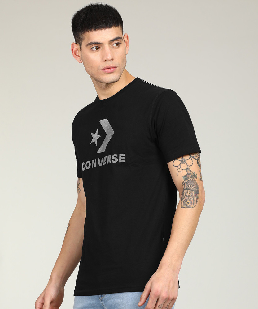 Black converse shop shirt